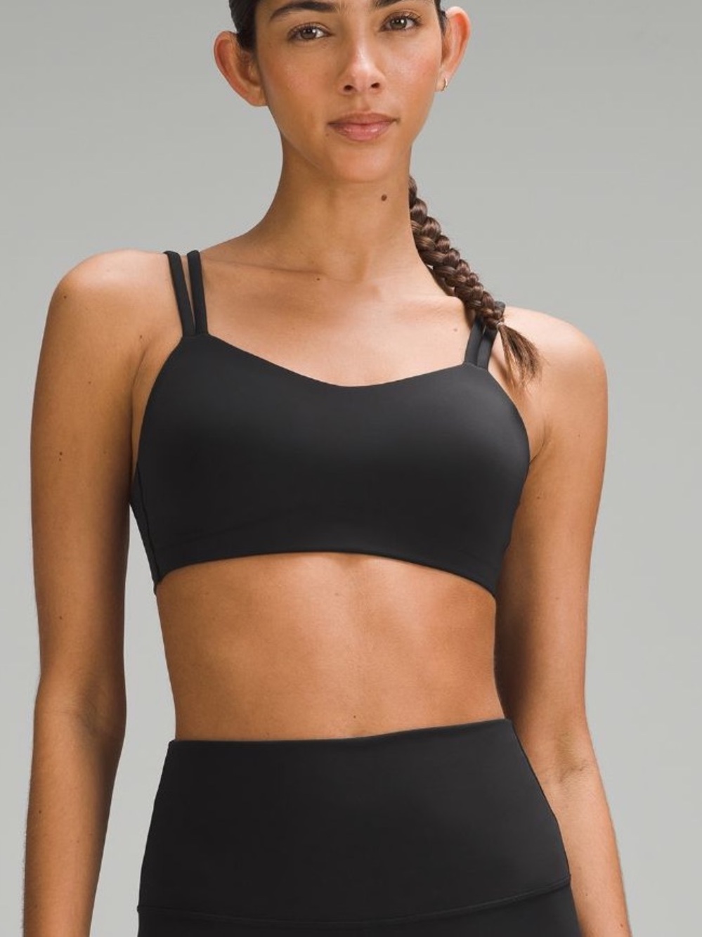 Lululemon Athletica Like a Cloud Bra Light Support B/C Cup Black Size 8